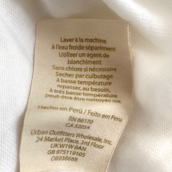 Free People All Mine Open Back Tee in Ivory NWT - Picture 12 of 12